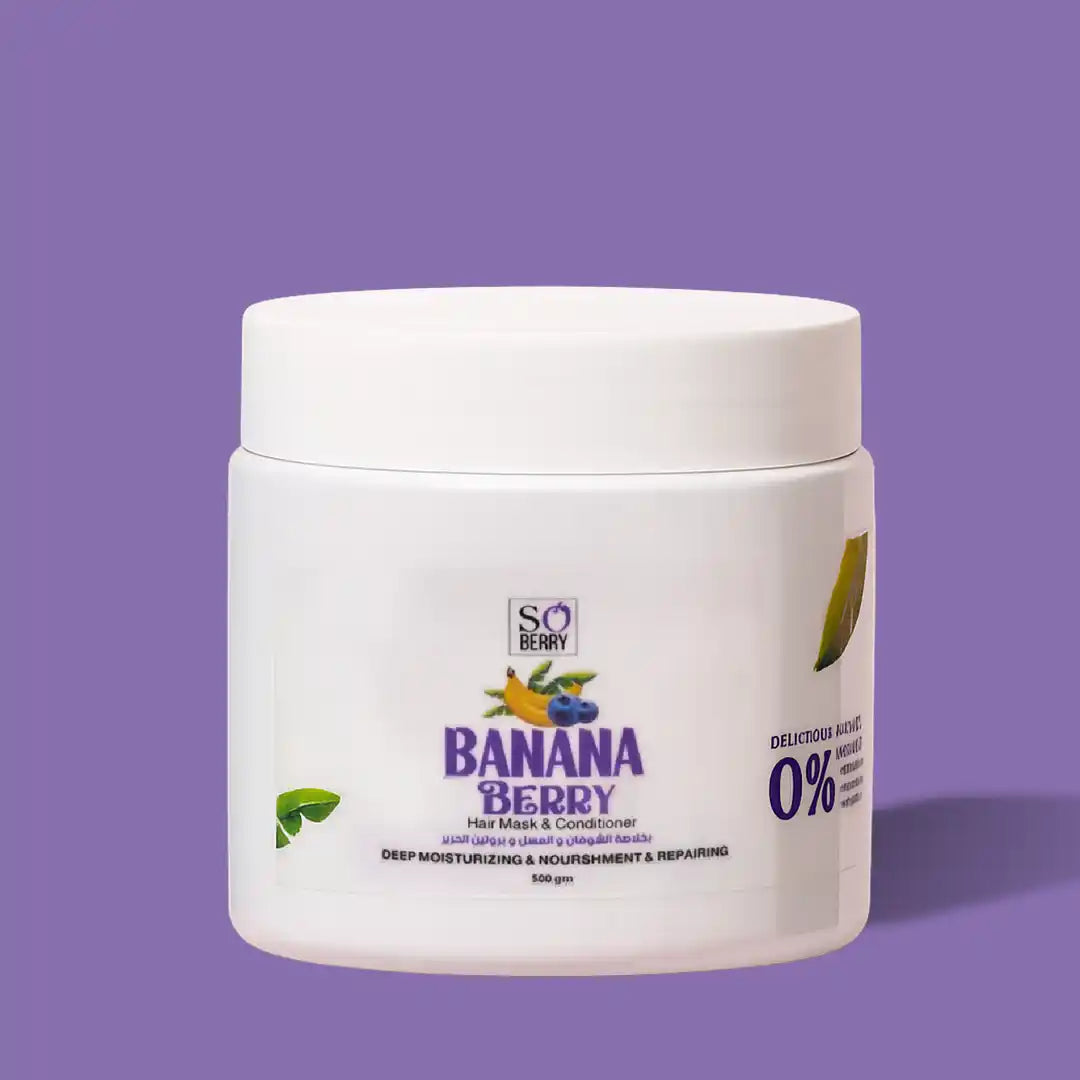 Banana Berry Conditioner & Deep Conditioning Mask – 500 ml