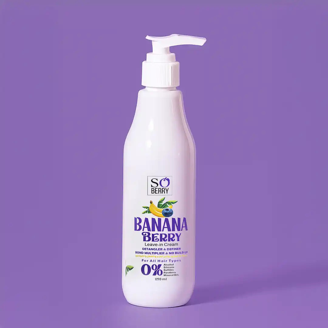 Banana Berry Curly Hair Leave-In Cream – 250 ml