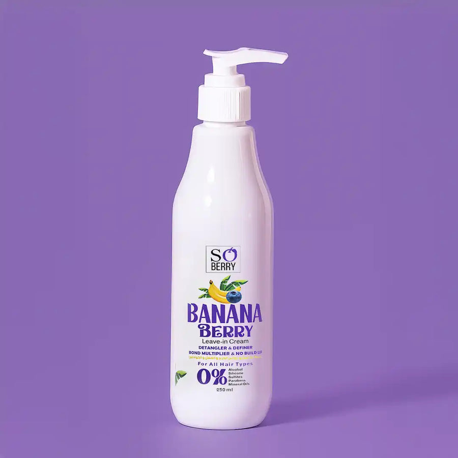 Banana Berry Curly Hair Leave-In Cream – 250 ml